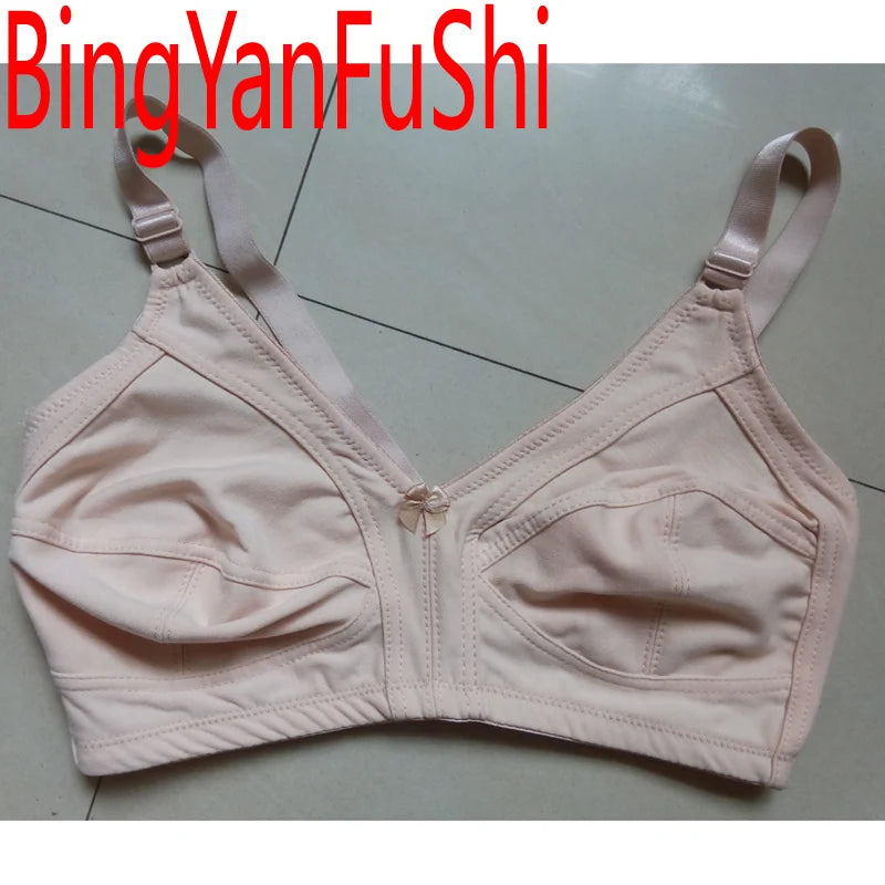 Seamless cotton bras for women push up large chest 80 85 90 95 100 105 110 115 C D E F G cup full-cover sexy lace bralette C01