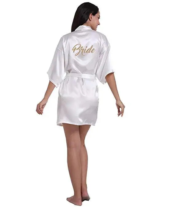 2019 New Bridesmaid Robes Robes Bridal Robes Light Pink Satin Robe Bridesmaid Robes Wedding
