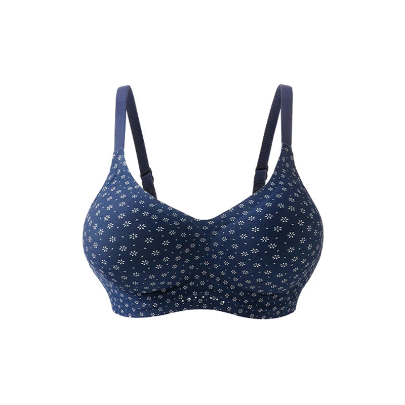 FallSweet Classical Red Plaid Push Up Bra for Women Seamless Wireless Bralette Female Invisible Brassiere Small Breasts Lingerie