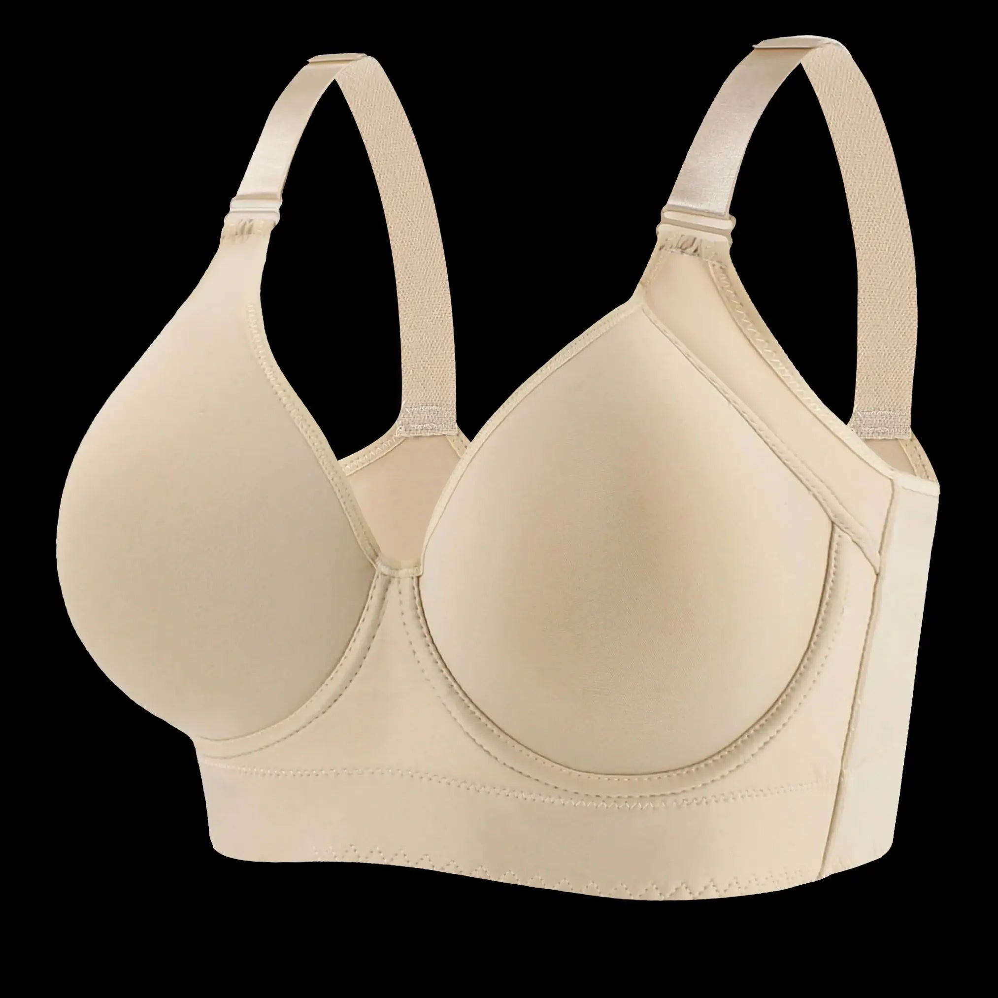 Western sizes of underwear with steel rims, gathered together to prevent sagging, sporty and beautiful back, deep V-bra