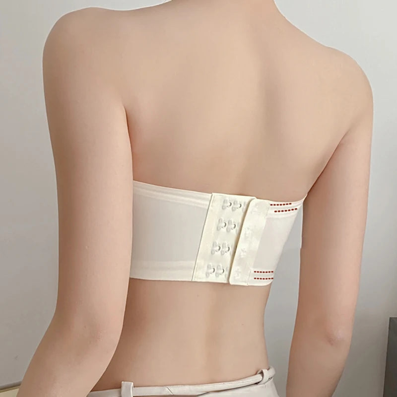 2Pcs/Set Strapless Adhesive Bra Push-Up Non-Slip Small Chest Lightweight Sexy Invisible Lingerie Women Everyday Party Wedding