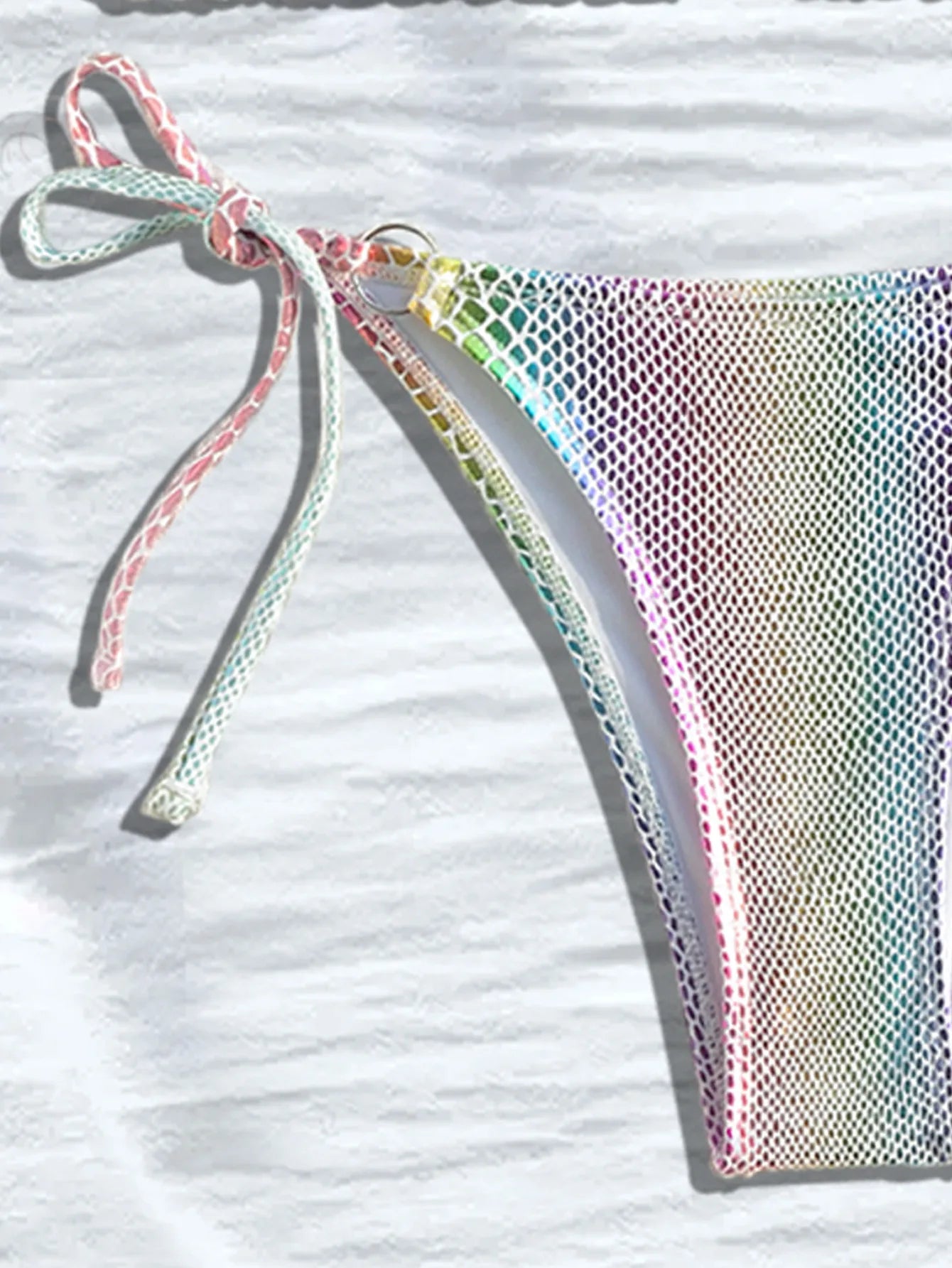 sexy glitter multi color sequin micro mini bikinis sets two pieces halter tie swimsuits beachwear bathing suit swimwear biquini