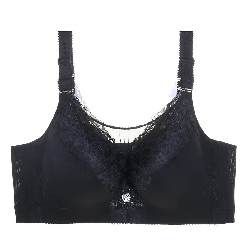 Push Up Bra Large Cotton Underwire Brassiere Spandex Full Cup Big Size Bras for Women D E F G Cup Bra 120 115 52G Bras Full Cup