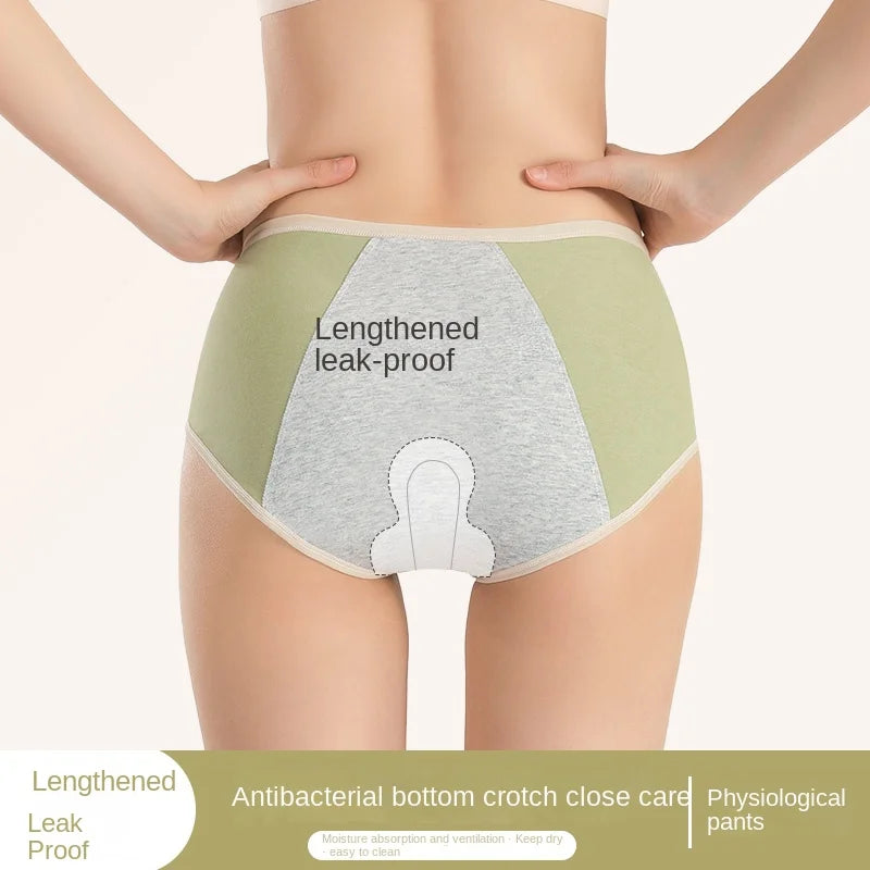 3PCS/set Menstrual Period Panties Women Cotton soft Leakproof Period Underpants Breathable Female Waterproof Menstruation Breifs