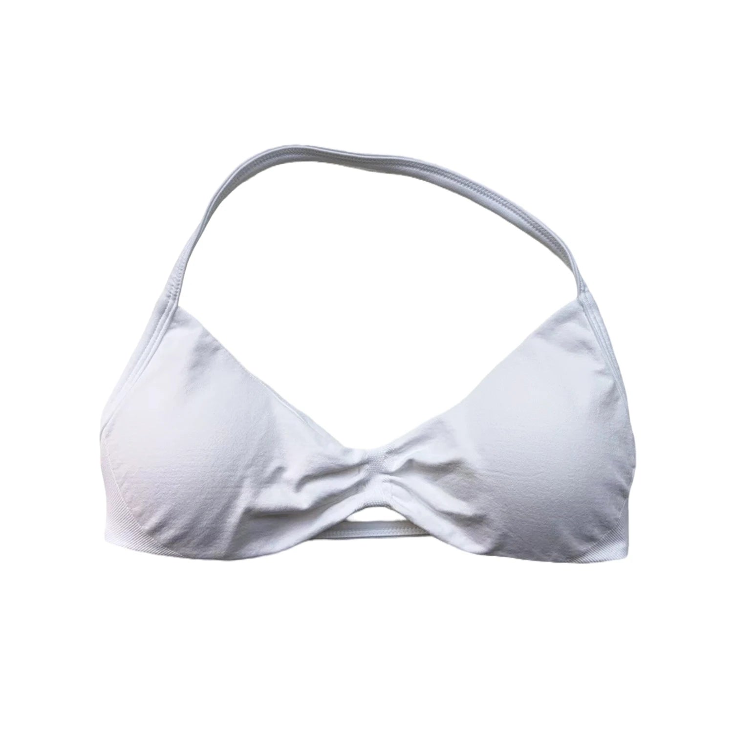 Impact Bra Women's Strappy Backless Halter Sports Bra With Removable Cups Seamless Yoga Gym Workout Activewear Fitness Clothing