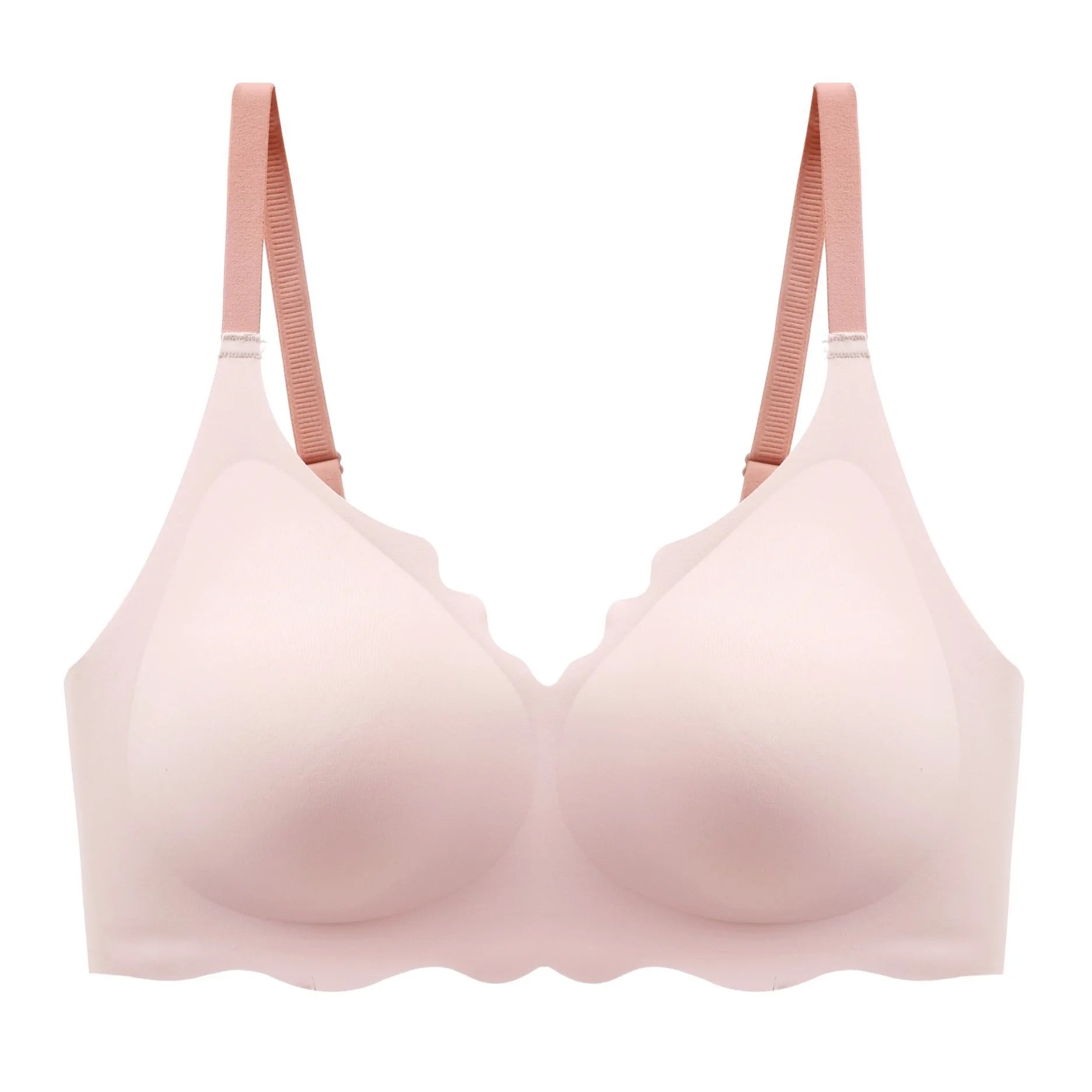 Sexy Seamless Breathable Underwear Women's No Wires Gathering Beautiful Back Sports Breast Reducing Sleeping Bra for Women