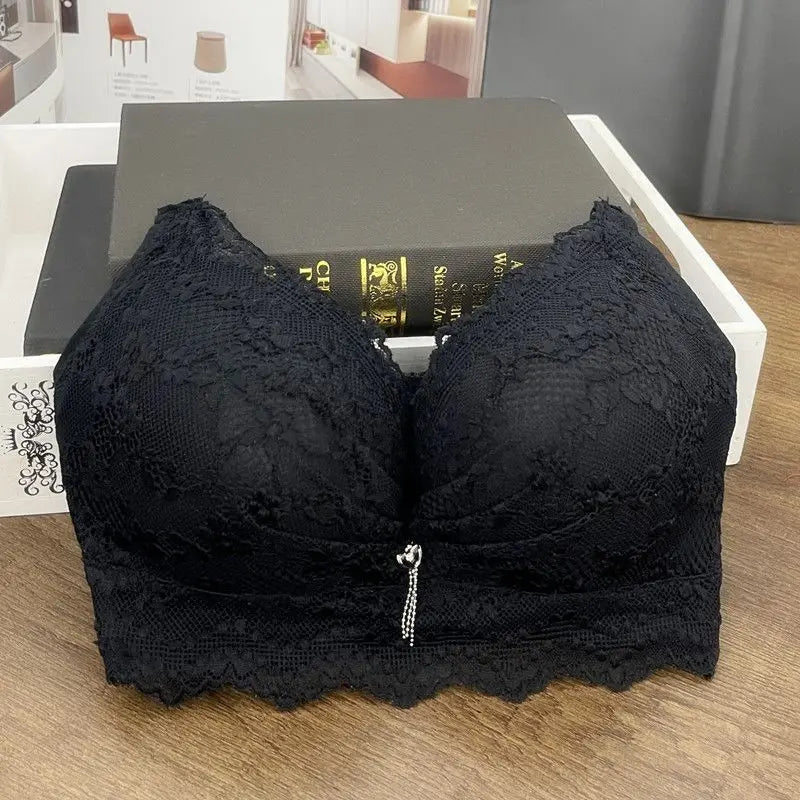 Ultra Push-Up Bra 12CM Extreme Padding for Small Chest Wireless Seamless Plunge Bra with Side Support Enhancer for Flat Chest