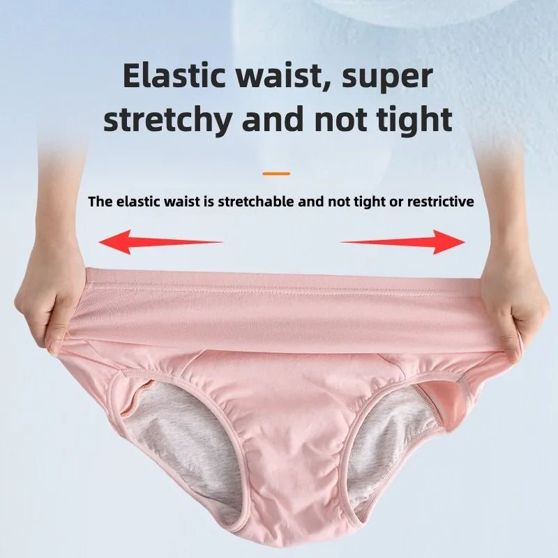 Incontinence Briefs Breathable Unisex Panties Set Pack Leak Proof Period Underwear for Women Plus Size Panties Lingerie Women's