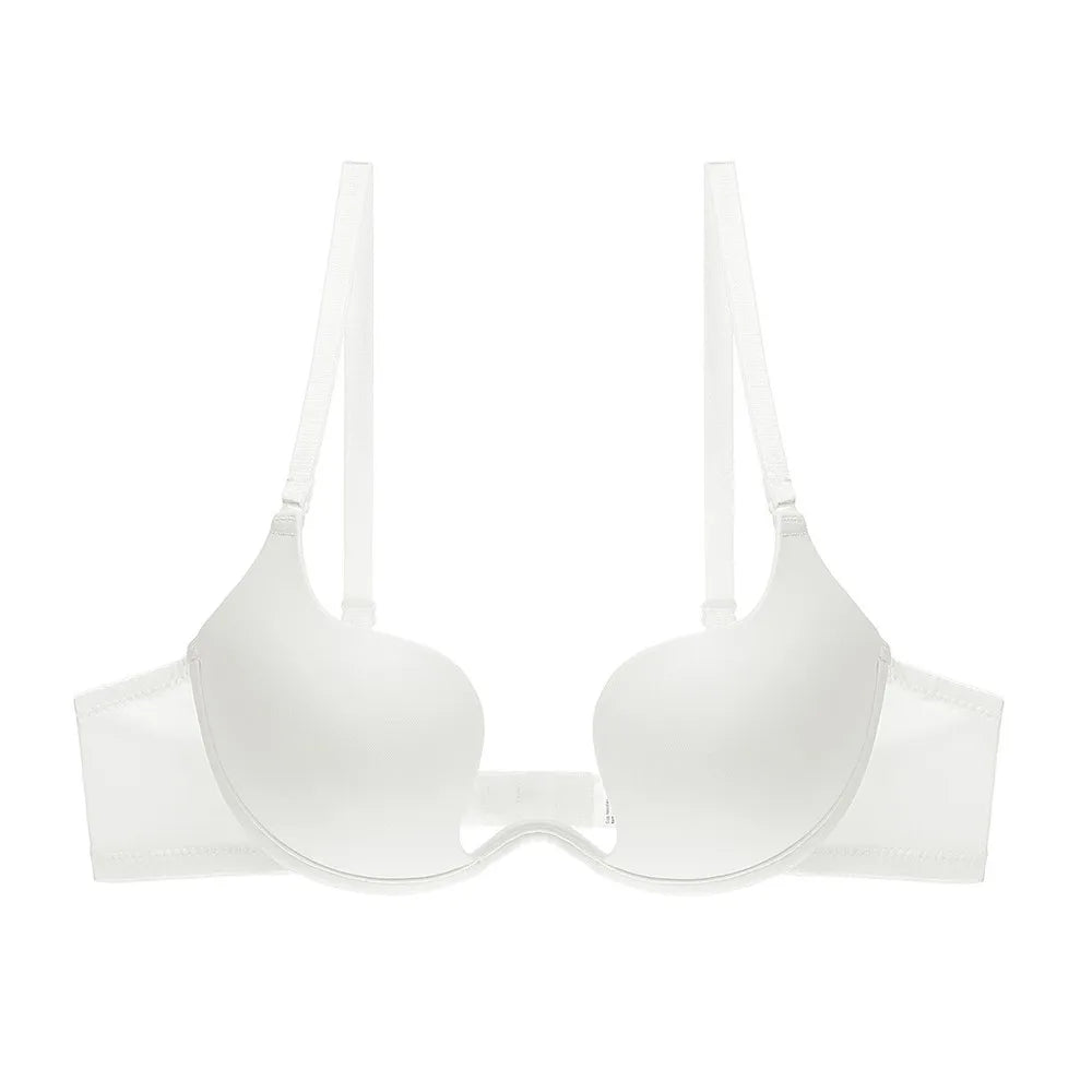 Sexy Invisible Seamless U-Back Bra | Push-Up Adhesive Silicone Cover for Wedding Dress,Backless Dress, Smooth Strapless Bralette