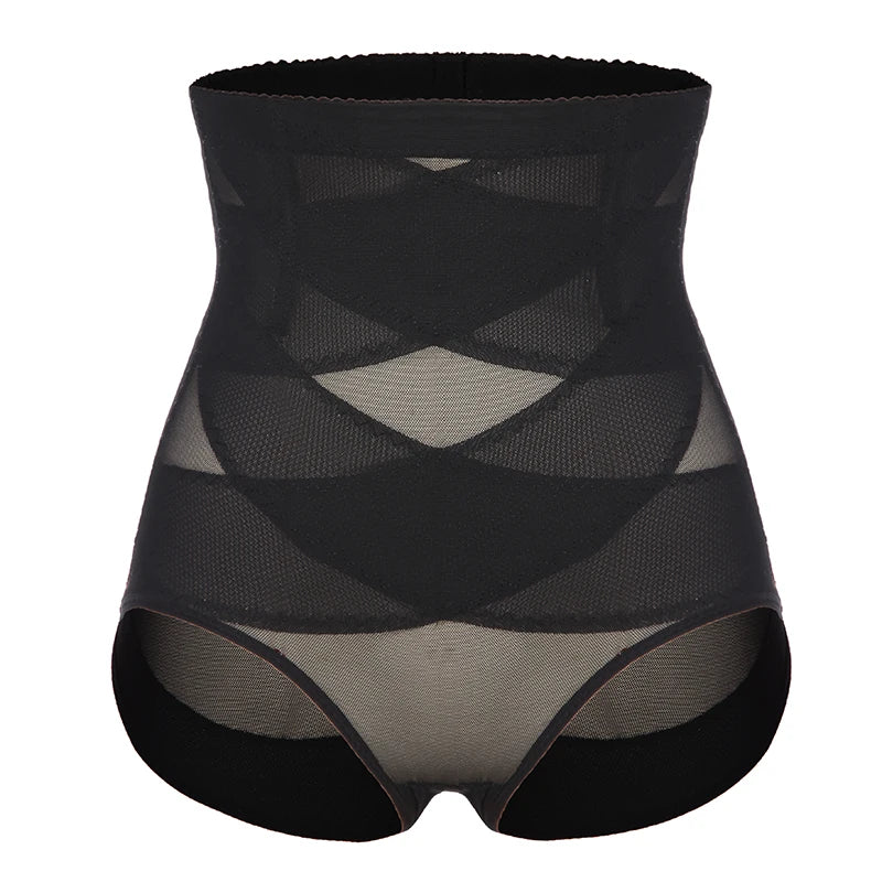 High Waisted Body Shaper X-shaped Girdles Tummy Control Shapewear Panties Slimming Waist Trainer Butt Lifter Underwear Shapers