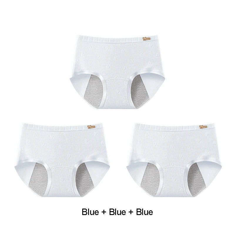 Briefs Panties Women Breathable Leak Proof Incontinence Triangular Panties Set Pack Women's Cotton Briefs Period Underwear Lady