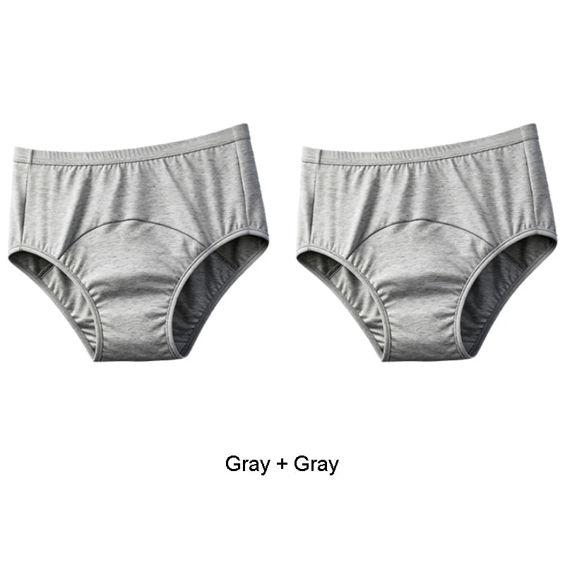 Incontinence Briefs Breathable Unisex Panties Set Pack Leak Proof Period Underwear for Women Plus Size Panties Lingerie Women's