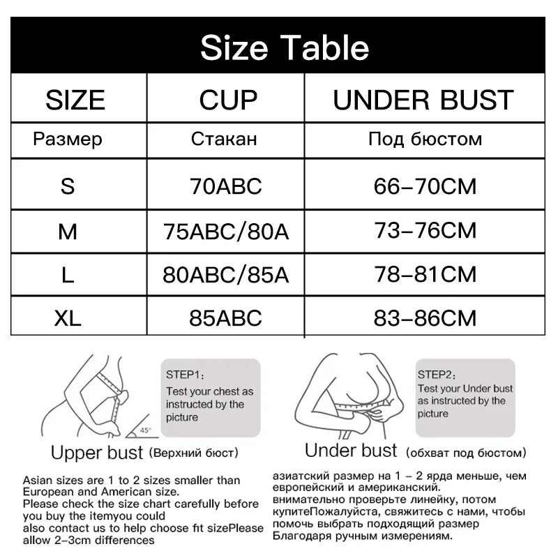 Women Sexy Strapless Bra Push Up Wireless Bras Beauty Back Non Slip Seamless Invisible Bralette Without Straps Ladies Lingerie