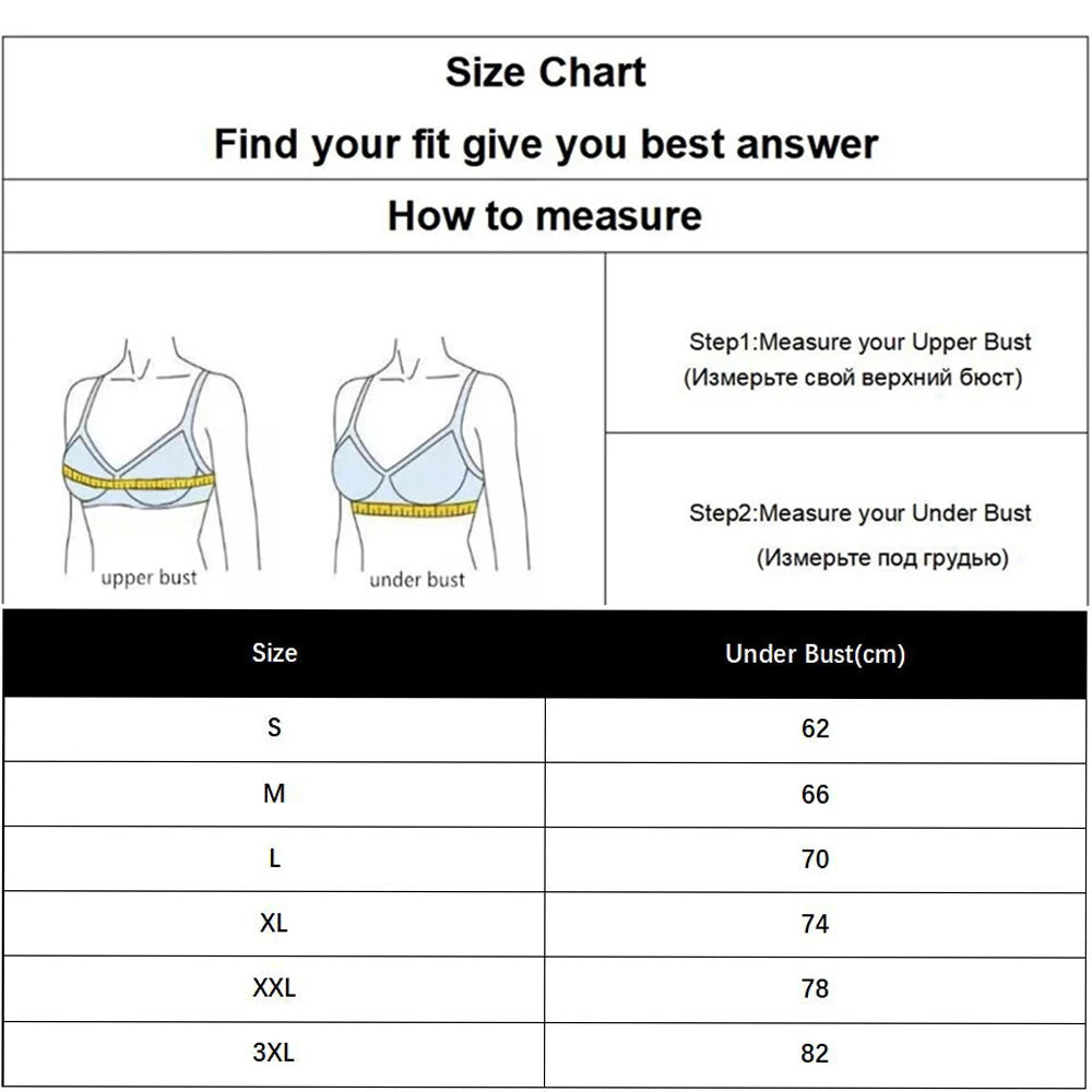 Seamless Wireless Supportive Bra Push Up Comfort Soft No Underwire Full Coverage T-Shirt Bra Plus Size Underwear