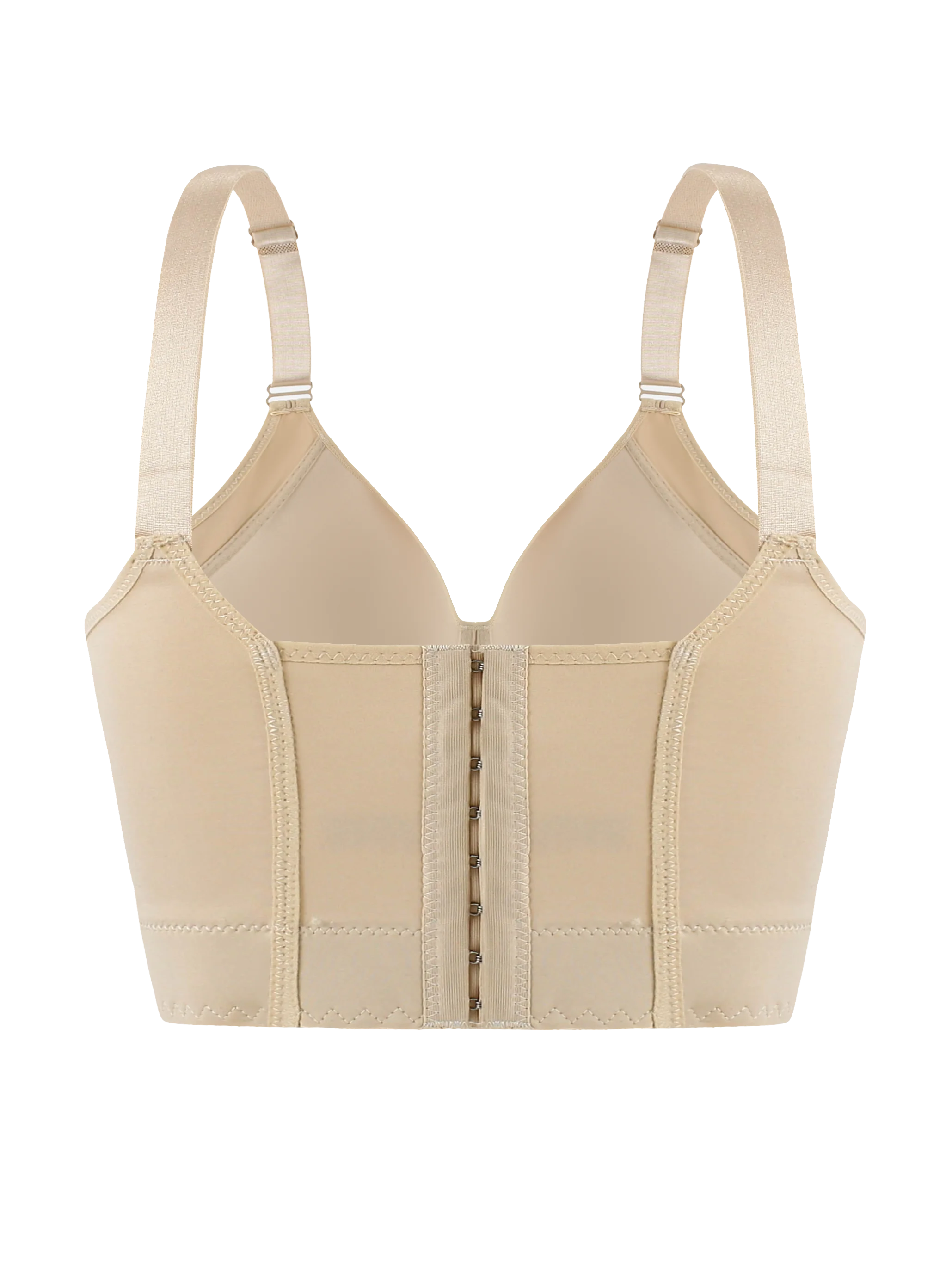 Western sizes of underwear with steel rims, gathered together to prevent sagging, sporty and beautiful back, deep V-bra
