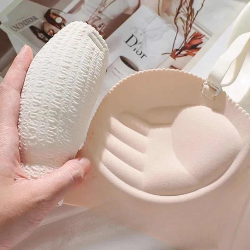 Seamless Bras for Women Invisible Underwear Push Up Bra 3/4 Cup Bralette Cute Comfort Brassiere Nonwire Simple Sexy Lingerie