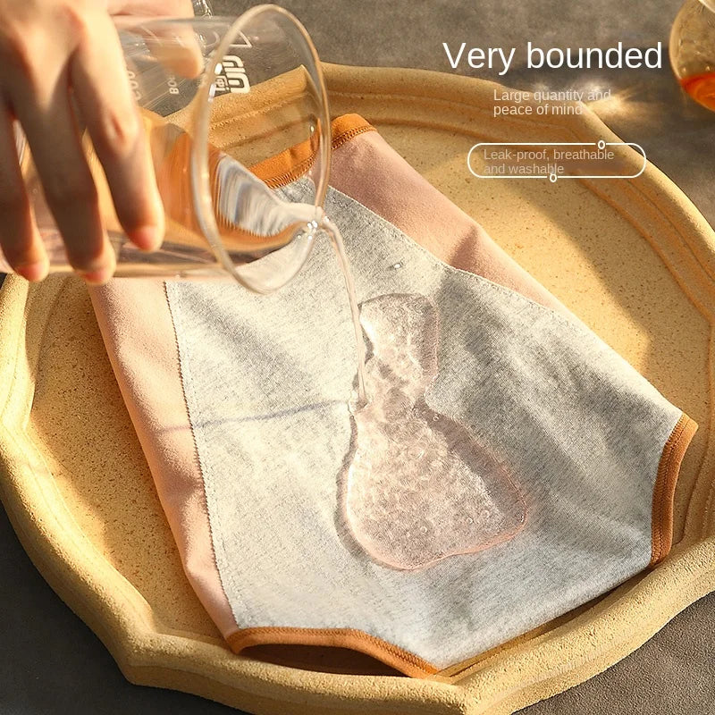 3PCS/set Menstrual Period Panties Women Cotton soft Leakproof Period Underpants Breathable Female Waterproof Menstruation Breifs