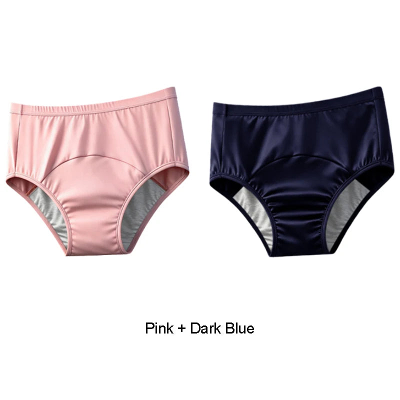 Incontinence Briefs Breathable Unisex Panties Set Pack Leak Proof Period Underwear for Women Plus Size Panties Lingerie Women's