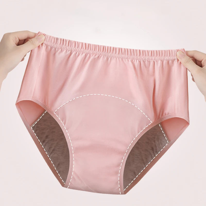Incontinence Briefs Breathable Unisex Panties Set Pack Leak Proof Period Underwear for Women Plus Size Panties Lingerie Women's