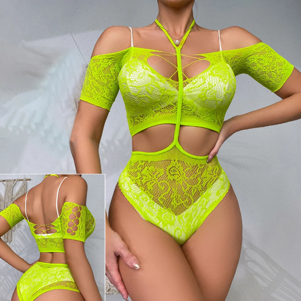 Women’s Fashion Lace Bodysuit