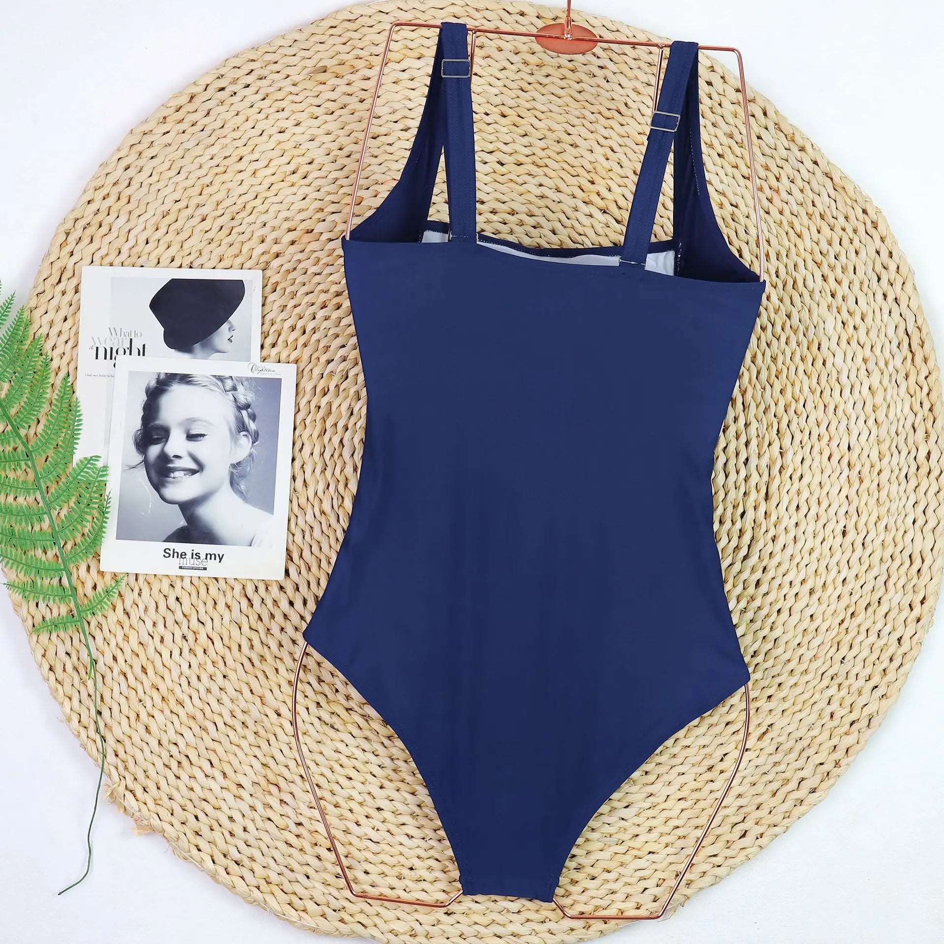 2024 Sexy One Piece Women Swimsuit Push Up Bikini Beach Bodysuit Monokini Tummy Control Swimwear Plus Size Bathing Suit