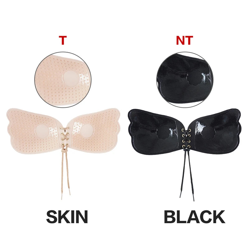 Large Size Strapless Bra Adhesive Sticky Push Up Bras For Women Rabbit Brassiere Lingerie Invisible Women Hot
