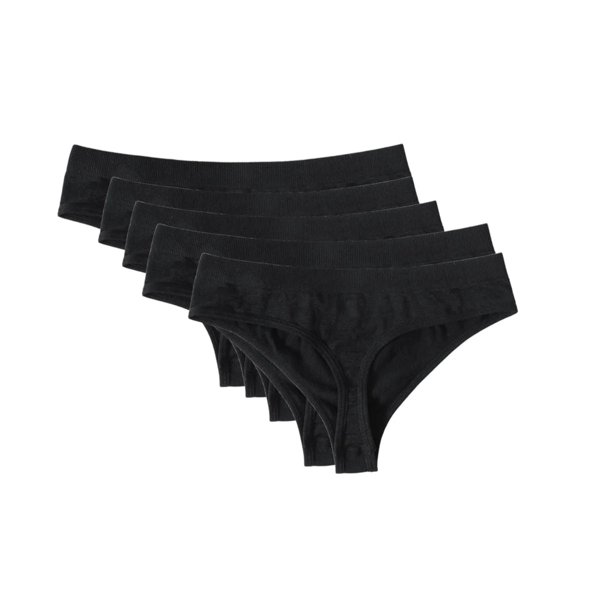 5Pcs/Set Seamless Panties Women Thongs Low Rise G-String Sport Underwear Female Underpants Lingerie Sexy Bottoms M-XL