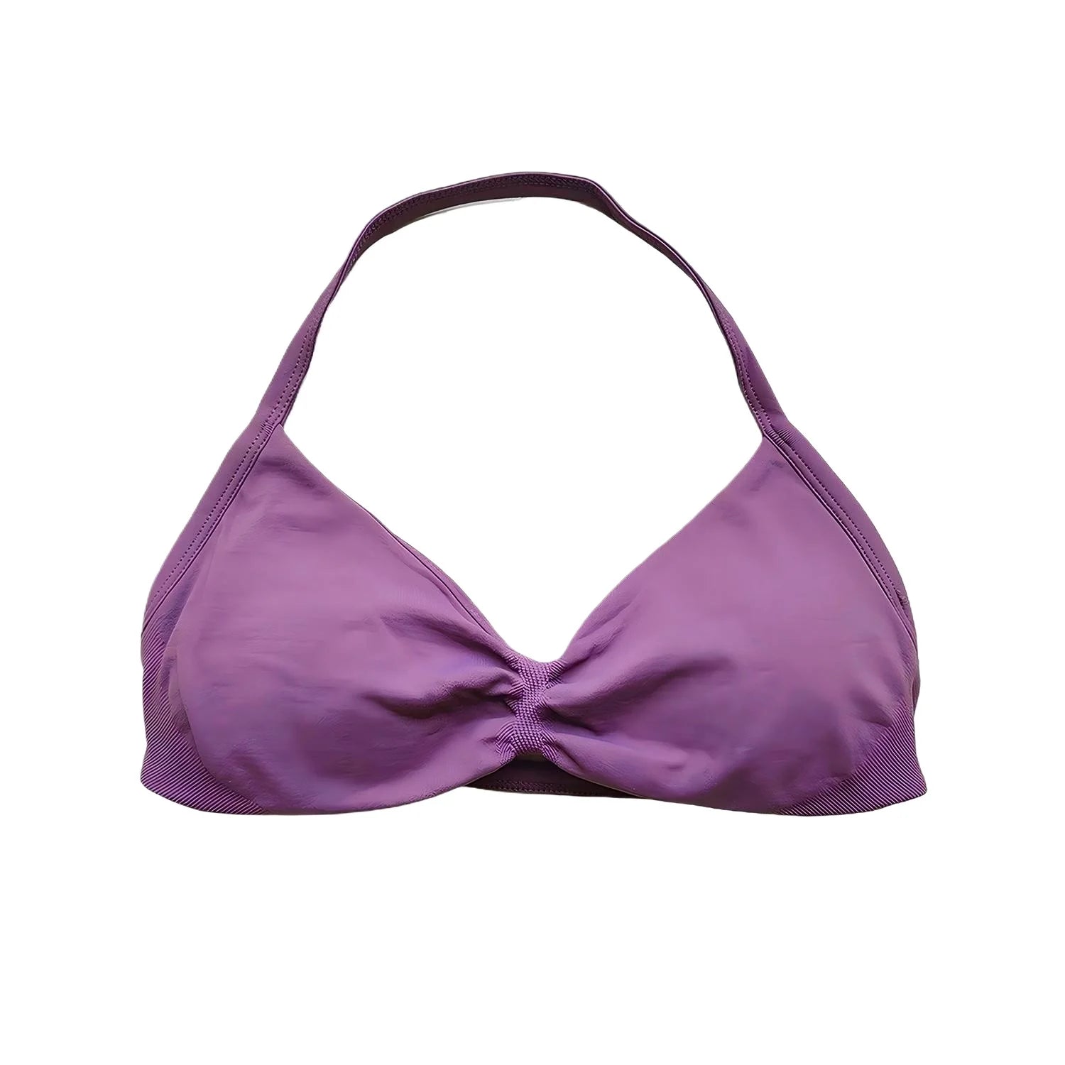 Impact Bra Women's Strappy Backless Halter Sports Bra With Removable Cups Seamless Yoga Gym Workout Activewear Fitness Clothing