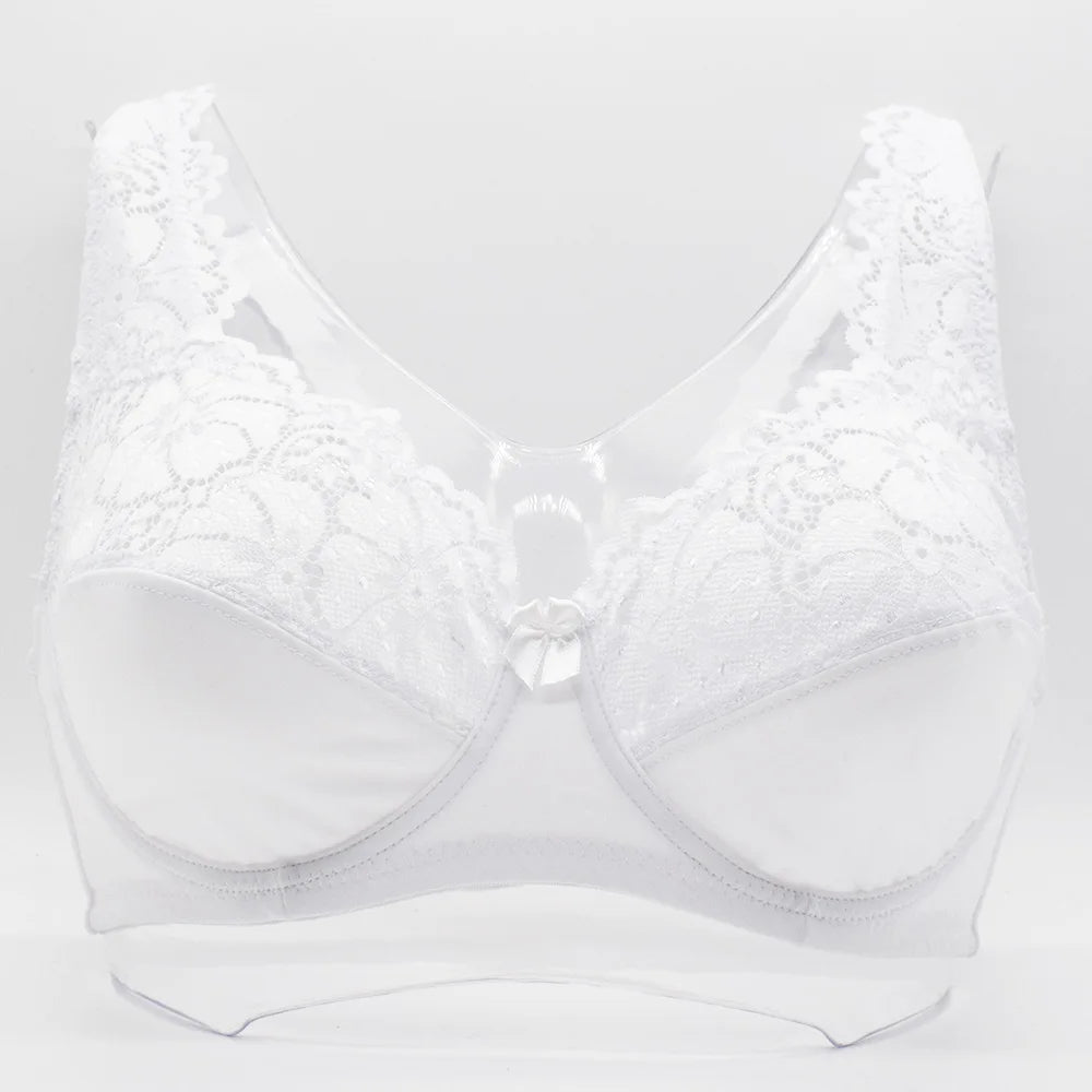 Sexy New Hot Gorgeous Embroidery Floral Lace Brassiere Plunge Lingerie Women's Underwear Big Size Bra B C D DD E F Cup Bh