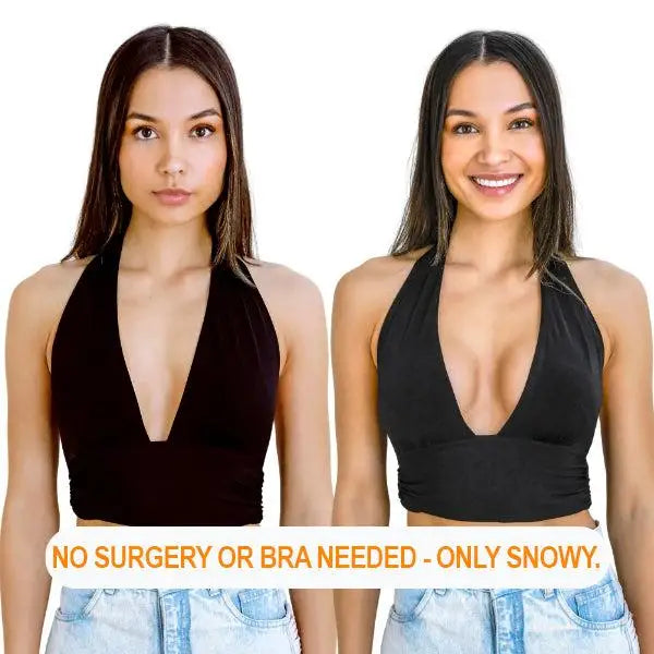 SNOWY Sticky Inserts Bra - Instant Boost Sticky Inserts By SNOWY Reusable Invisible Chest Pad, Soft Comfortable Silicone Chest P