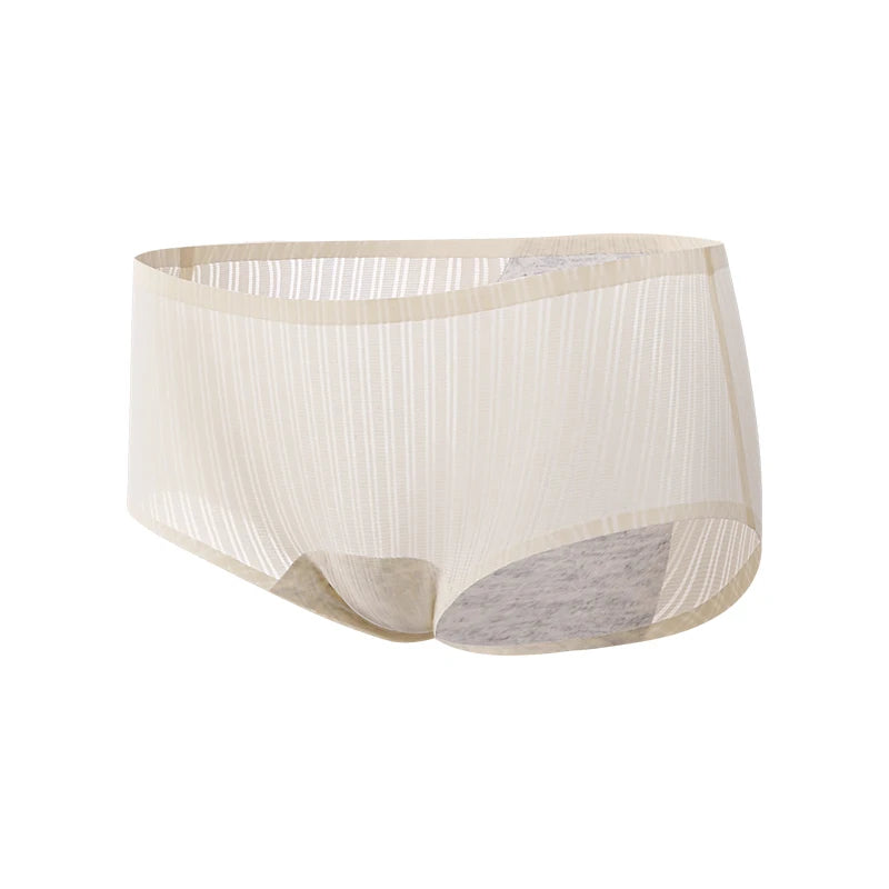 Menstrual Brief Ice Silk Leak Proof Underwear Women Menstruation Panties for Urinary Incontinence Woman Women's Menstrual Shorts