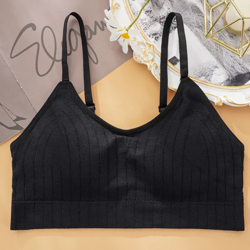 Sexy Wireless Bralette Seamless Women Bra Padded Sleep Tops U-Shaped Back Sports Crop Lingerie Breathable Top Underwear