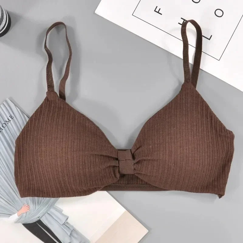 Cotton Brassiere Comfort Padded Bra Top Female Bralette Seamless Underwear Wire Free Bras for Women Sexy Lingerie Push Up Bras