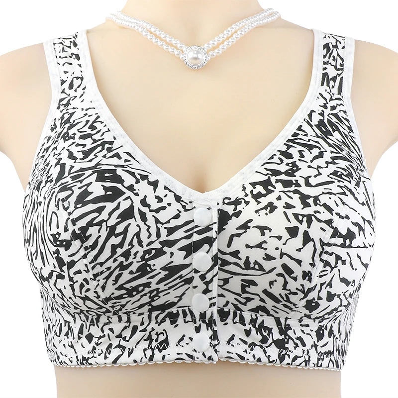 Wireless Bras For Women T-Shirt Brassiere Front Closure Underwear Comfortable Lingerie Push Up