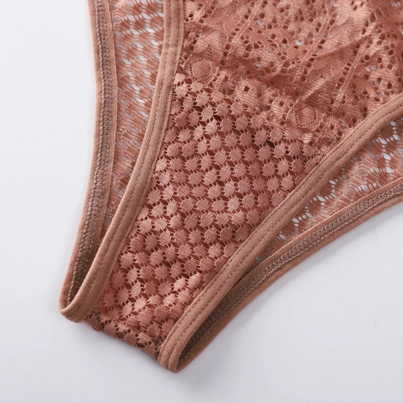 Women Sexy Lace Panties Low-Waist Briefs Thong Female Underwear G String Breathable Lingerie Temptation Embroidery Intimates