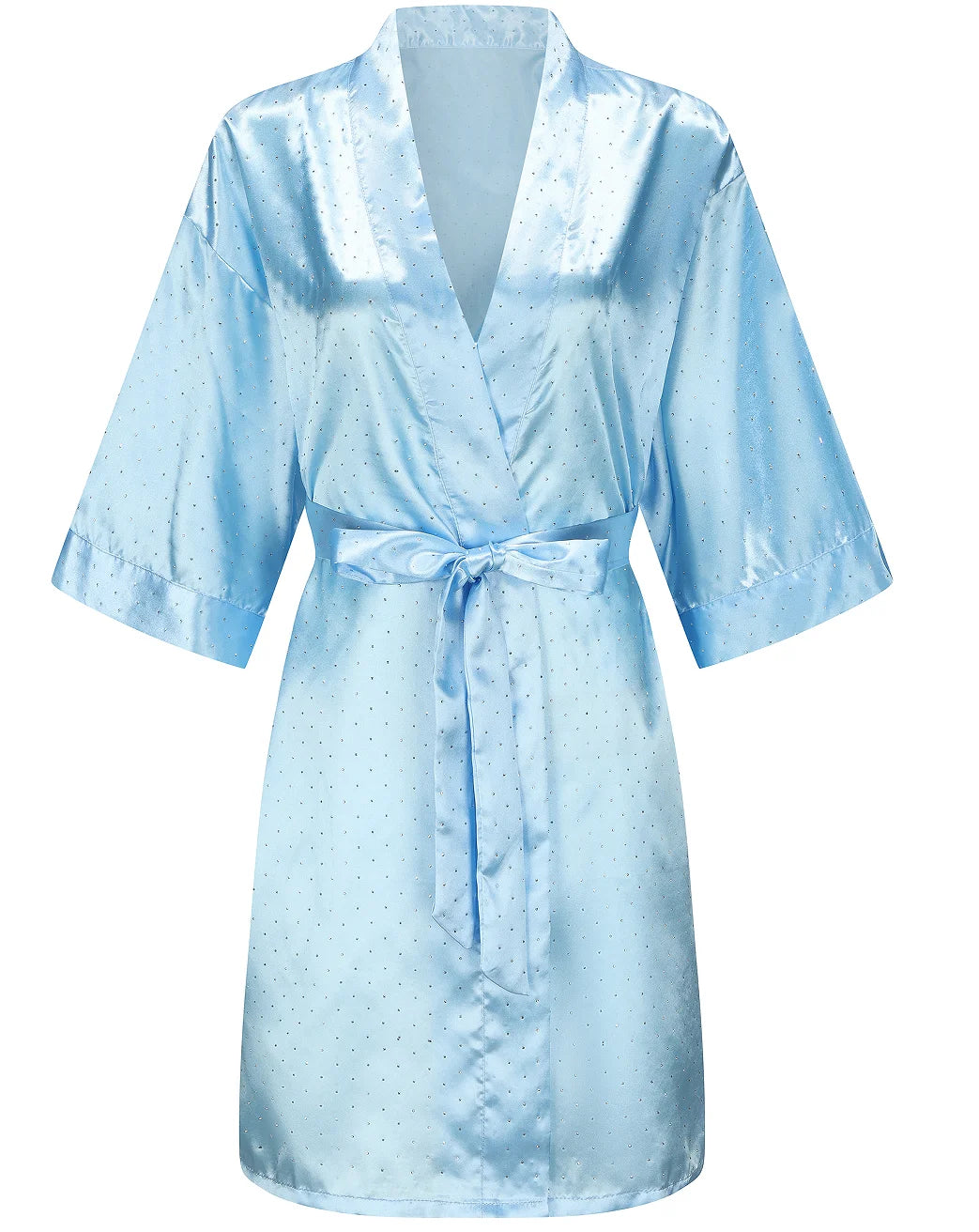 Luxury Bridal Short Robe Wedding Day Diamond Feather Dressing Gown Silk Satin Whi
