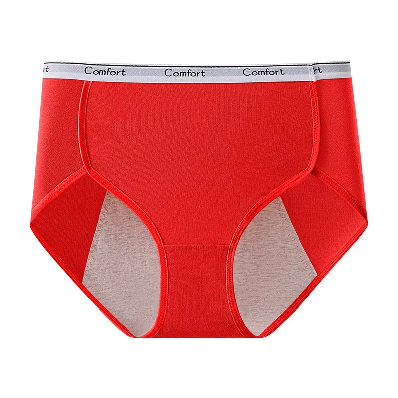 3pcs Cotton Menstruation Panties Women Menstrual Panties Plus Size High Waist Period Underwear Lady Leak Proof Menstruales Brife