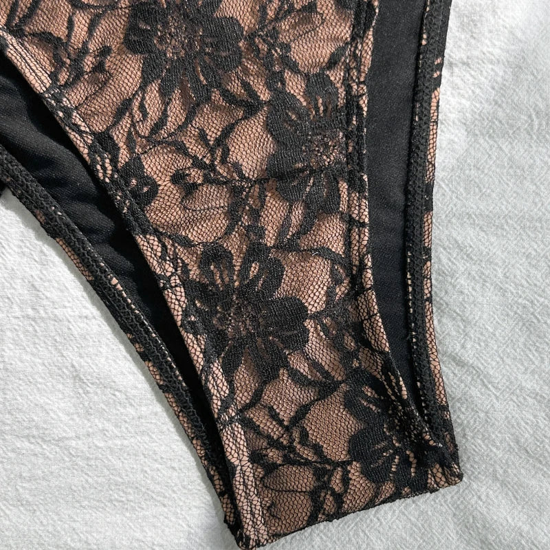 Lace Sexy Bikinis Female Swimsuits Women Three-Piece Swimwear Beach Swimming Wear Bathing Suits Brazilian Bikini Set Pool Bather