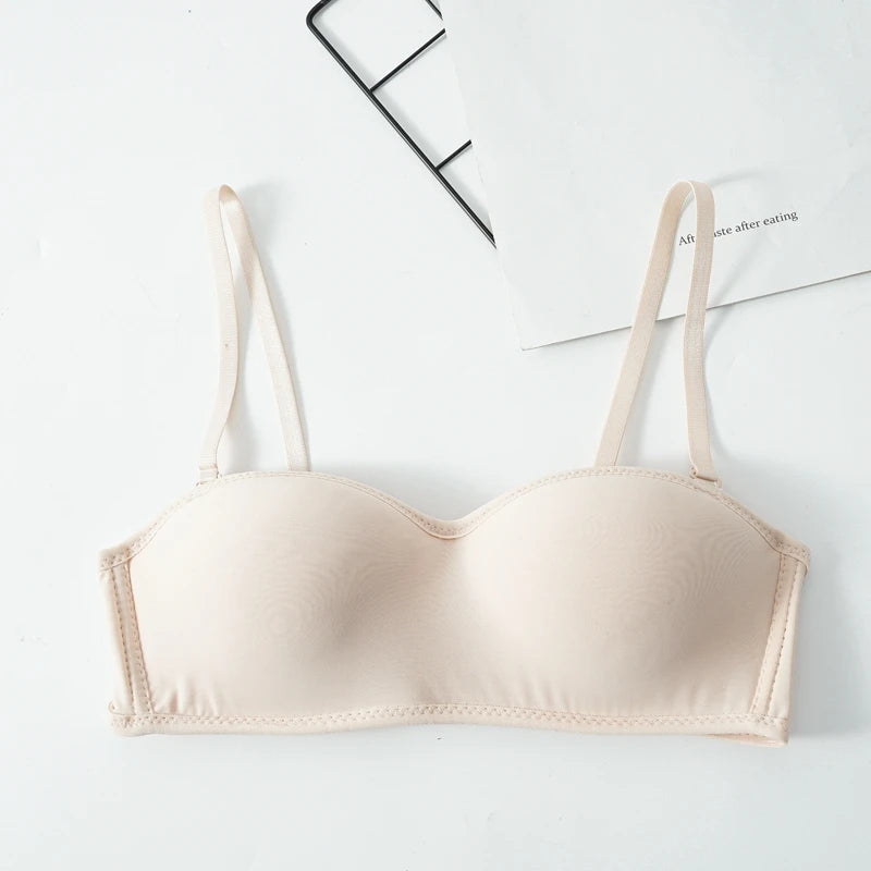Women's Invisible Bra Strapless Bralette 1/2 Cup Underwear Sexy Lingerie Female Seamless Push Up Party Wedding Bras