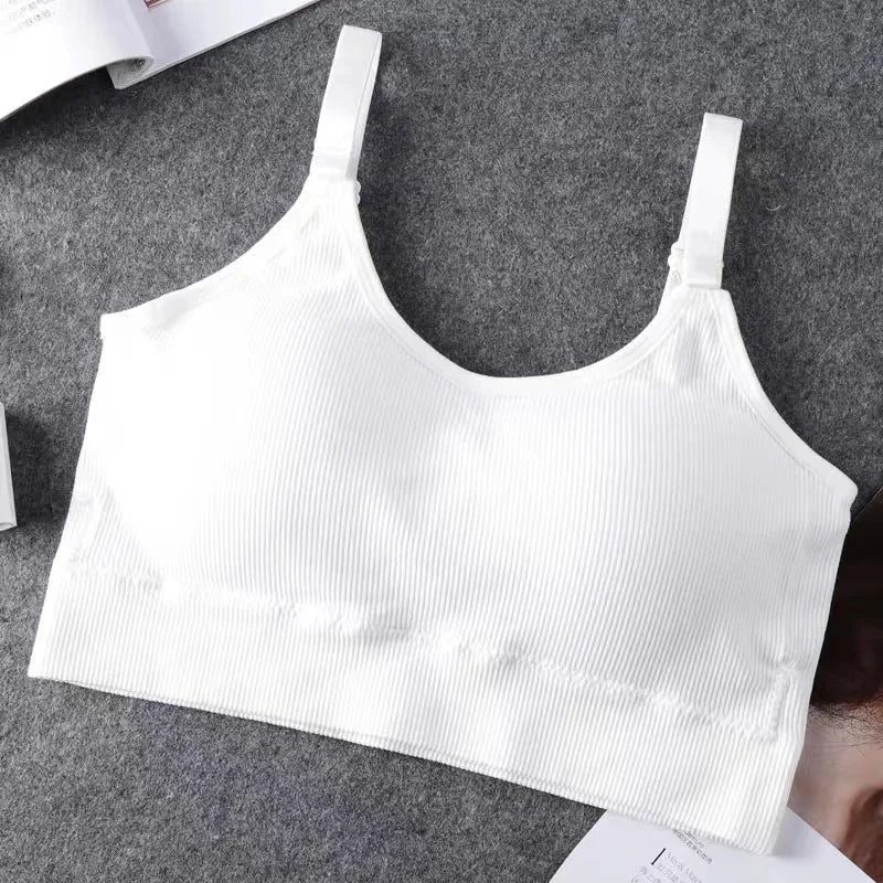 Women Seamless Brassiere Bra Full Cup Breathable Bralette Wire Free Comfort Sleep Bra Running Fitness Top High Quality Sport Top