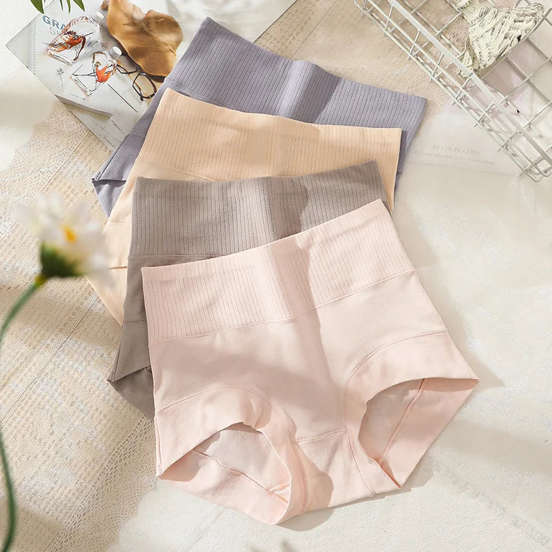 High Waist Cotton Women Panties Body Shaper Underwear Soft Sexy Ladies Slimming Briefs Breathable Female Lingerie Plus Size 3XL