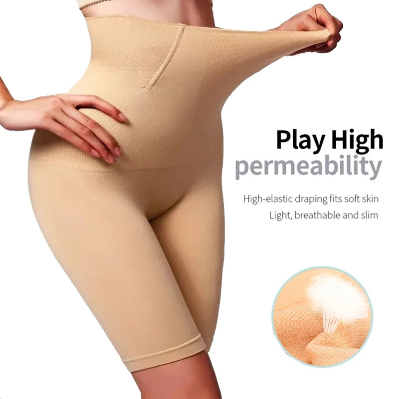 High Waist Trainer Panties Shapewear for Women Tummy Control Hip Butt Lifter Shorts Slimming Sheath Ladies Mid Thigh Body Shaper