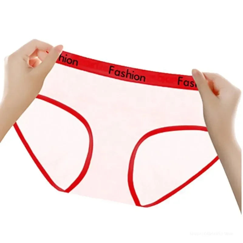 Transparent Mesh Underwear for Women Summer Ultra-thin Briefs Seamless Sexy Panties Perspective Female Triangle Underpants