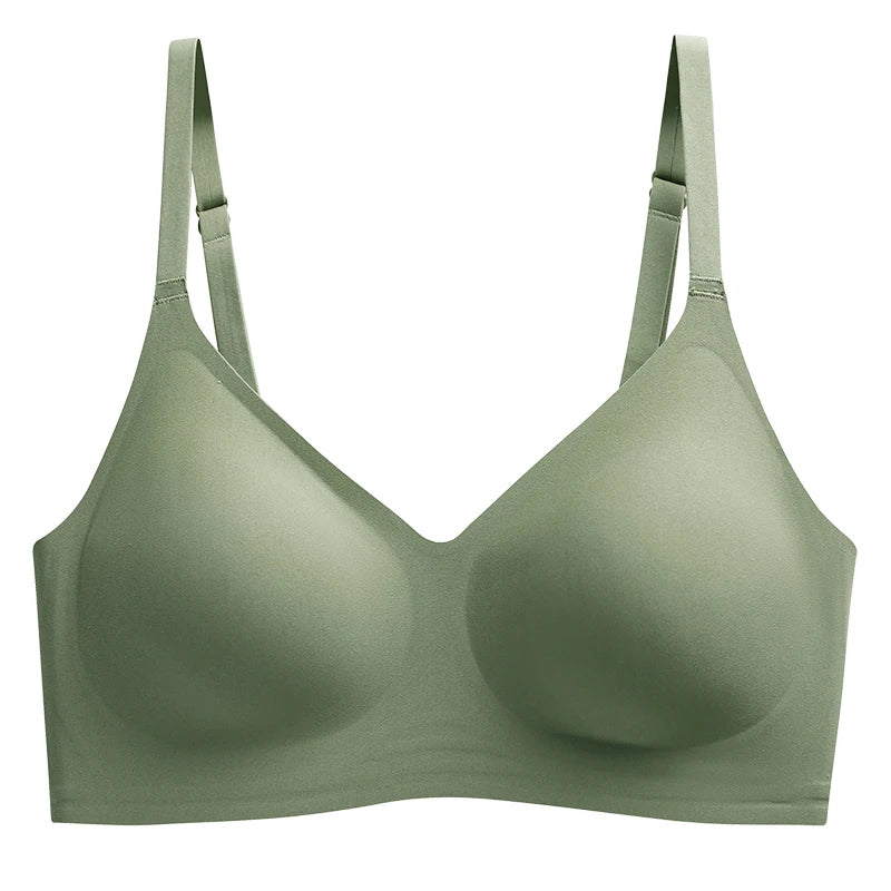 CAITING Seamless Wireless Bra for Women – Ultra-Soft Comfortable Everyday Lingerie with Light Support, Invisible Under T-Shirts