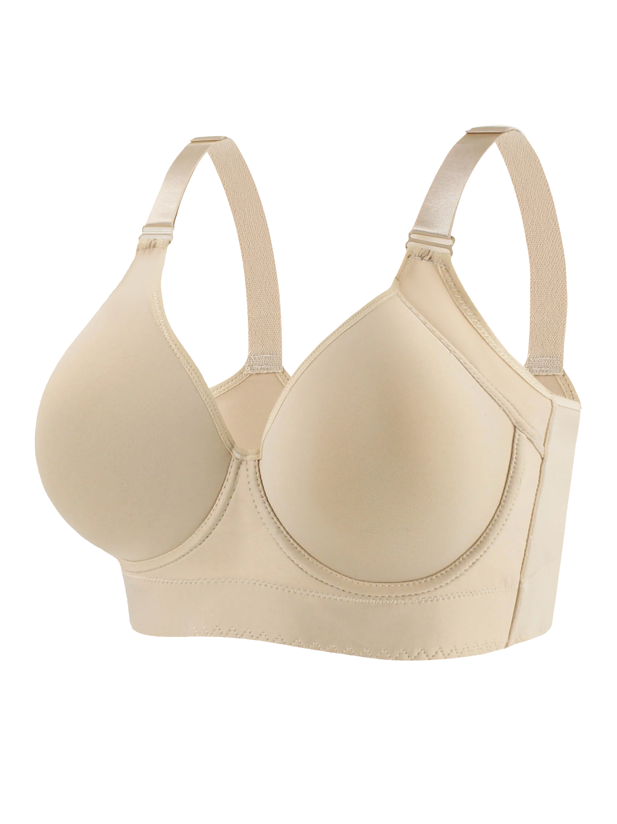 Western sizes of underwear with steel rims, gathered together to prevent sagging, sporty and beautiful back, deep V-bra