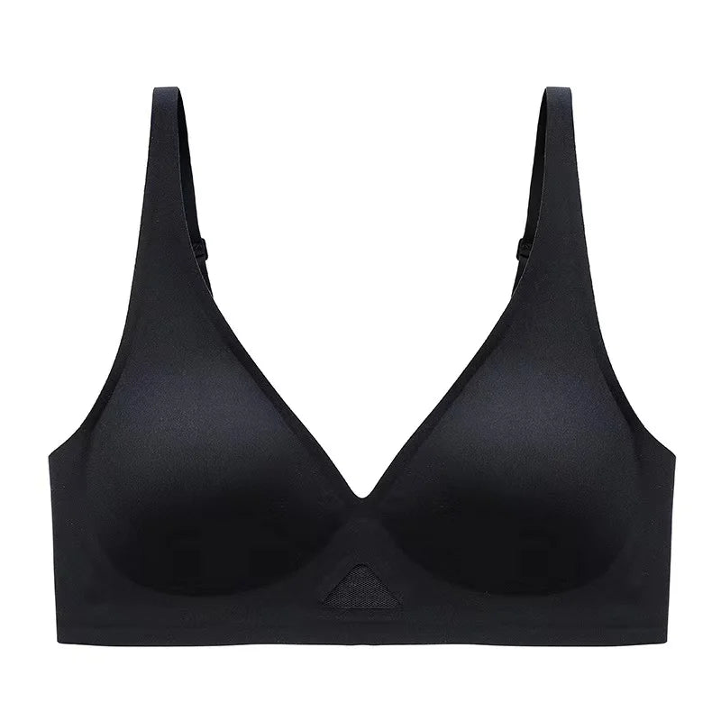 Seamless Bras For Women Push-Up Bra With Pads U-Shape Back Non-wire Brasiere Underwear Breathable V-Neck Sexy Lingerie S-XL