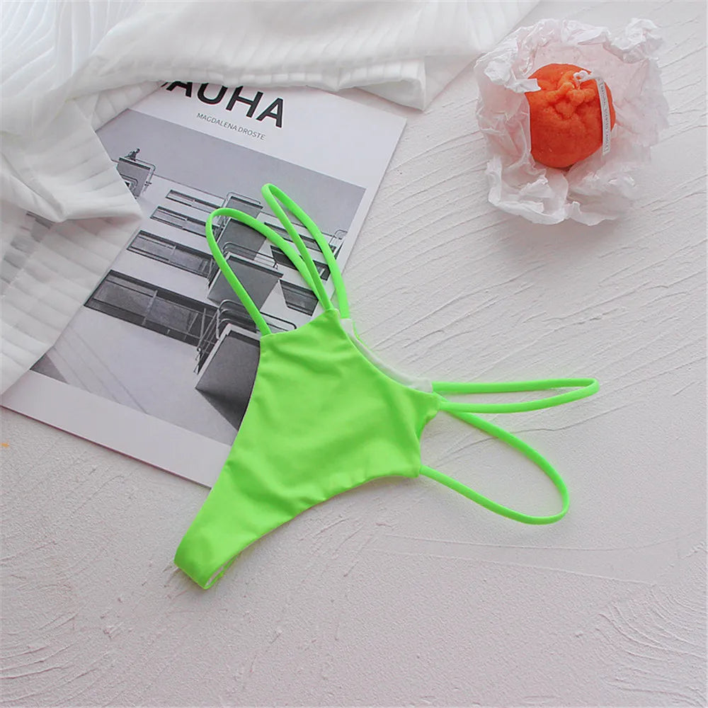 Peach Buttocks Thin Belt Low Waist Seamless Thong Underwear Temptation Sexy G-string Female Leopard Print Lingerie