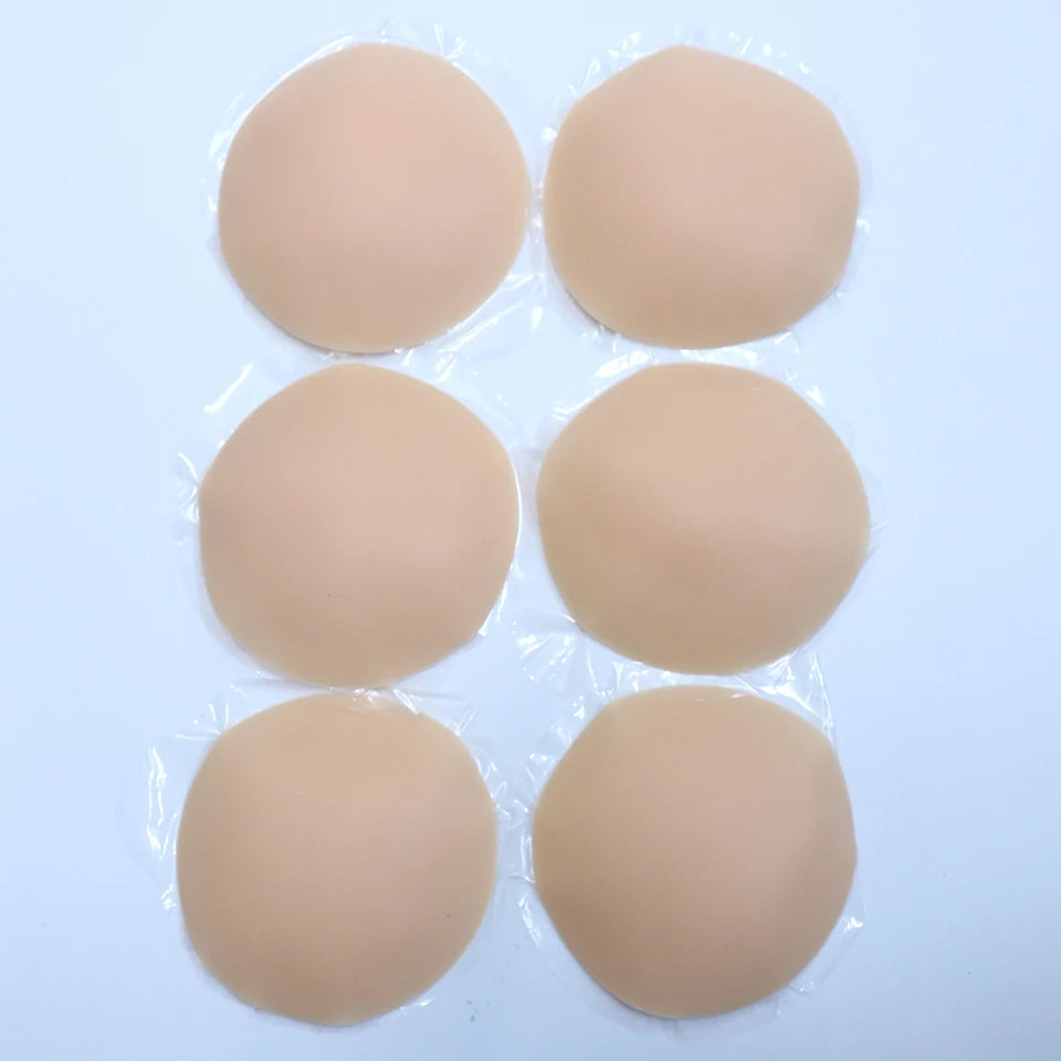 3 Pairs Reusable Nipple Covers Silicone Nipple Pasties For Women Adhesive Breast Petals Chest Sticker No Show Sticky Bra