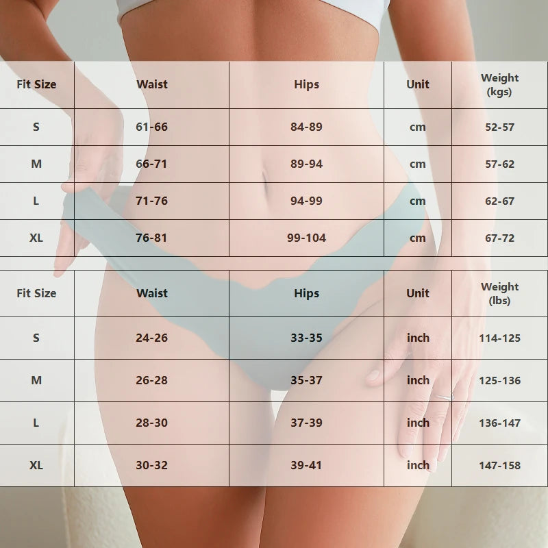 4pcs Seamless Knitting Underwear Women Ultra-Soft Panties Sexy Breathable Solid Thongs Female Low Waist Stretchy G-String T-Back