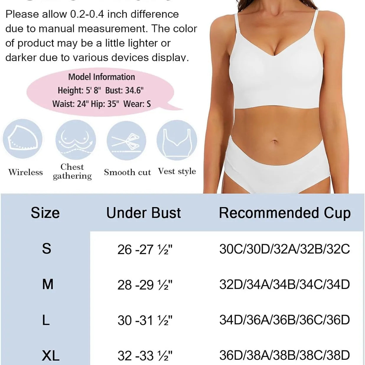 Seamless Low Back Bra Support Multiway Wireless Backless Halter Padded Bralette Lifting Straps Convertible Bras
